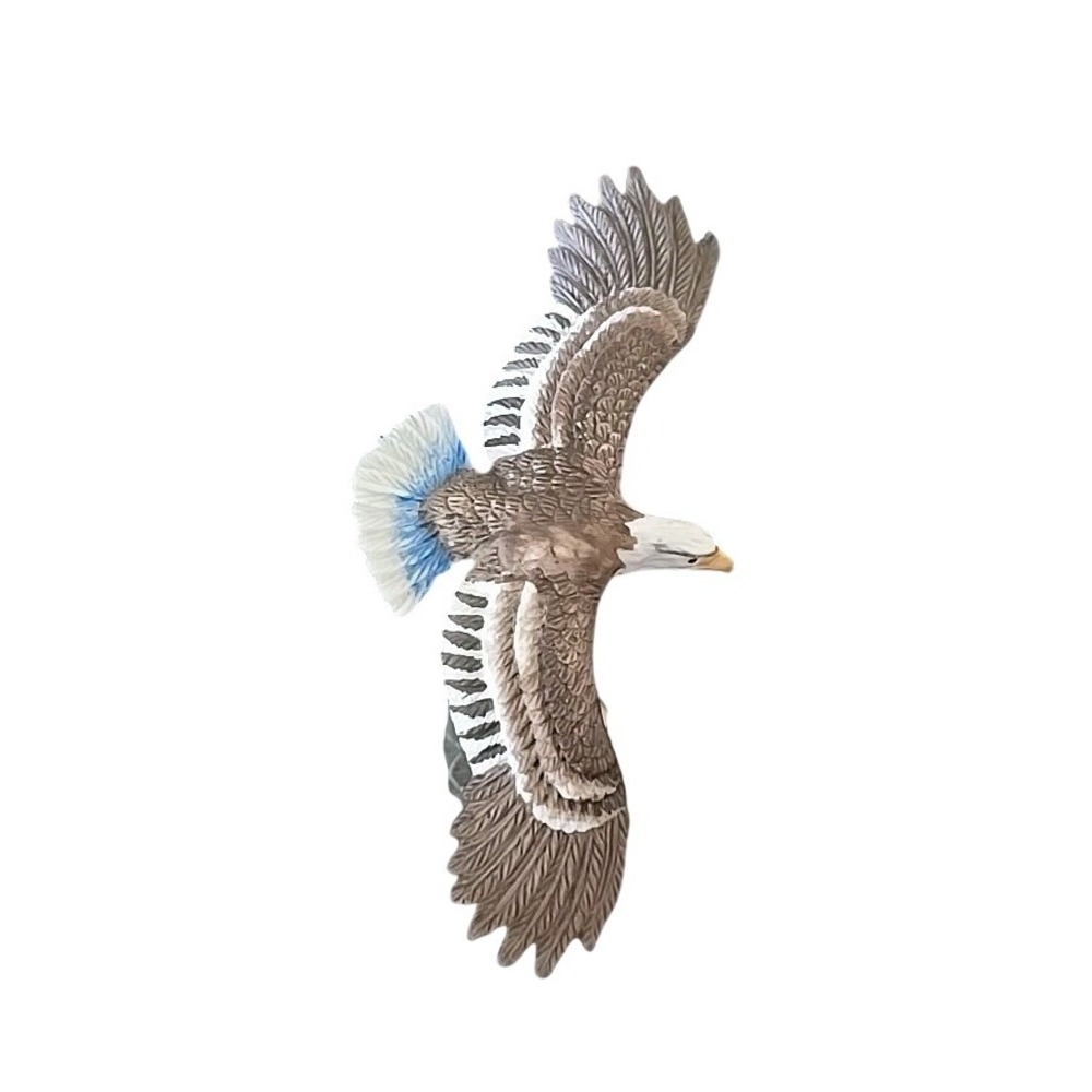 Bald Eagle Figurine Flying Bird Sculpture Statue Home Decor Decoration Enesco 4"